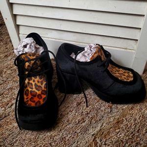 Funky 90s style shoes